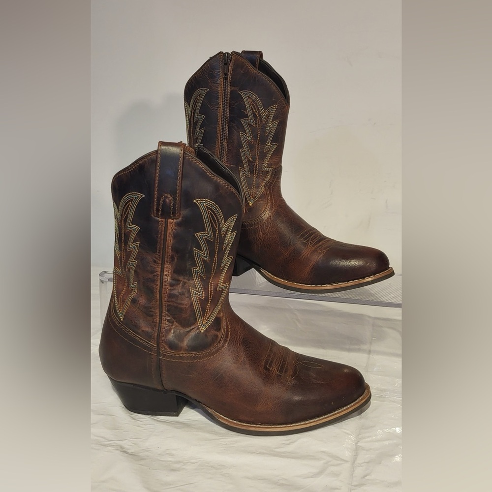 🧧Price Drop....SMOKEY MOUNTAIN women's Amanda leather western boots